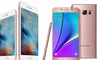'아이폰6S' 출시, 삼성전자 '갤럭시노트5 핑크골드'로 맞대응…누가 웃을까?