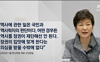10년 전과 달라진 박 대통령 역사관? SNS서 '설전'
