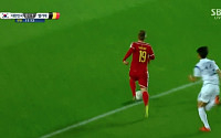 [U-17 월드컵] 한국, 벨기에전 전반 10분 실점…요른 반캄프, 선제골