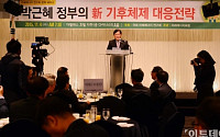 [포토] 박근혜 정부의 신 기후체제 대응전략, 축사하는 최경환 부총리