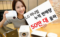LG 미니빔, 누적 판매량 50만 대 돌파