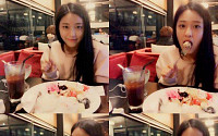 설현, 입 크게 벌리고 와플 먹어도 굴욕 없는 미모..."하루종일 못먹고 스케줄"