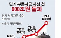 [데이터뉴스] 단기 부동자금 사상 첫 900조 넘어