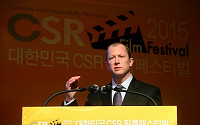 [2015 CSR 필름페스티벌]데이브 스텐스 캠벨 부사장 “최고의 기업일수록 경영전략에 CSR필수로 통합”