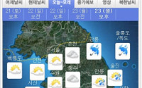 [일기예보] 담주부터 한파가동, 25일 '비'이후 '눈'…최저 -6