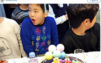 [포토] 벌써 10살 된 윤후 생일 파티 사진 '눈길'