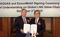 엑손모빌-한국가스공사, 새로운 LNG 사업 공동 발굴위한 MOU 체결