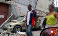 아이티 2차 지진 발생