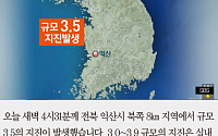 [카드뉴스] 전북 익산 규모 3.5 지진… 인명·재산 피해는?
