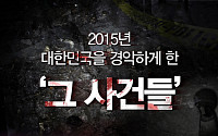 [영상] 2015년 대한민국을 경악하게 한 ‘그 사건들’