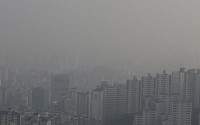 [포토] '회색빛 서울' 미세먼지로 뒤덮인 하늘