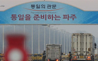 [포토] 북한 4차 핵실험, '통일대교 지나는 개성공단 차량들'