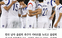 [카드뉴스] 한국 축구, 세계 최초 8회 연속 올림픽 본선 진출… 30일 일본과 결승전