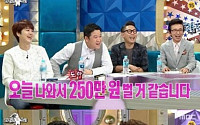 '인스타워즈' 박휘순, 월수입 공개…  “검사 친구보다 많이 벌어”