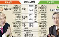 김승연 vs.신창재, 보험업계  2위권 경쟁 ‘빅매치’