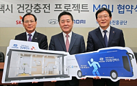 SK가스-현대차-국민체육진흥공단, ‘택시 건강증진 프로젝트’ MOU 체결