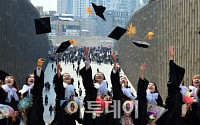 [포토] 이화여대 학위수여식 '졸업이다!'