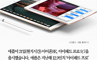 [카드뉴스] 애플 ‘아이패드 프로 9.7’ 공개… 32GB 69만원·128GB 86만원·256GB 104만원선