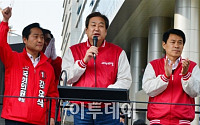 [포토] 김무성 '구로구민 여러분, 강요식 후보에게 투표를'