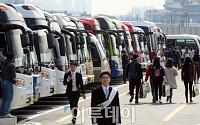 [포토] 아오란 그룹 임직원이 타고온 버스
