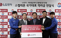 LG전자,스켈레톤 국가대표팀에 격려금 1억원 전달