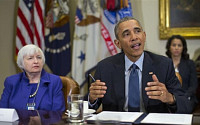 오바마, 옐런 연준 의장과 회동…월가 개혁·글로벌 경제전망 등 논의