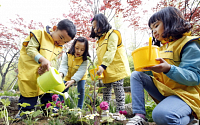 대림그룹 임직원, 봄 맞아 가족들과 남산 꽃단장 봉사활동 나서