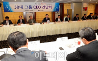 [포토] 고용노동부, 30대 그룹 CEO 간담회 개최