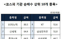 [코스피 기관 순매수 상위 10개 종목]