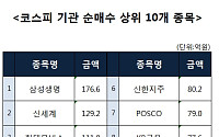 [코스피 기관 순매수 상위 10개 종목]