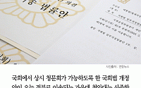 [카드뉴스] 청와대 “청문회법 거부권, 결정된 것 없다”… 박근혜 대통령, 해외순방 준비