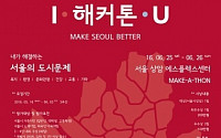 서울시민 아이디어와 R&amp;D가 만나다! 'I•해커톤•U' 개최