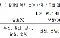 장애인 복지 ‘전북ㆍ전남ㆍ경북’ 낙제점…교육 4년 연속 ‘서울시’ 미흡