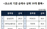 [코스피 기관 순매수 상위 10개 종목]