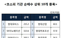[코스피 기관 순매수 상위 10개 종목]