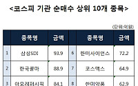 [코스피 기관 순매수 상위 10개 종목]