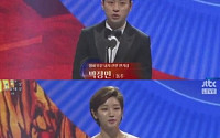 '백상예술대상' 데뷔 5년차 박정민·'돌풍' 박소담, 신인상 수상