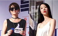 [BZ포토] 같은 이름, 다른 민소매…김선아VS김선아, 여름 시사회 패션