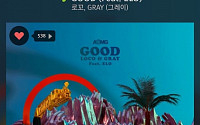 로꼬X그레이, 신곡 'GOOD' 차트 올킬…뮤직비디오도 ''GOOD!&quot;