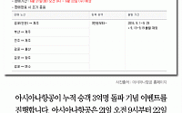 [카드뉴스] 아시아나, 21일 오전 9시부터 ‘김포~제주 왕복 3만원’ 이벤트