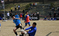 한국 유소년 축구대표팀 결정전 열려