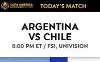 '피파랭킹 1위' 아르헨티나 vs '디펜딩챔피언' 칠레, '코파 아메리카 2016' 우승컵은 어디에?