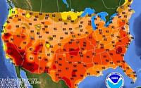 열돔에 갇힌 미국…26개 주 폭염 경보·LA 일대는 산불 확산