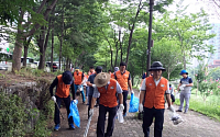 호반건설 봉사단, 경기 하남 덕풍천·서울대공원 등 봉사활동 펼쳐