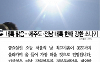 [카드뉴스] 오늘날씨, 서울·대전 낮 36도까지 올라… 올 들어 가장 더워