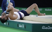 [리우올림픽] 프랑스 체조선수, 경기 중 다리 골절…도마 착지 실패