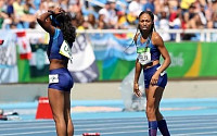 [리우올림픽] 바통 놓친 美여자계주팀 재경기…비디오판독, 브라질 선수가 방해
