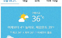 [오늘 날씨] 서울 낮 기온 35.6 “올 들어 가장 더워”… 내일도 34도 무더위