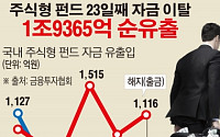 [간추린 뉴스] 주식형펀드 23거래일 연속 자금 유출