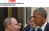 [포토] 오바마와 푸틴의 살벌한 눈싸움?